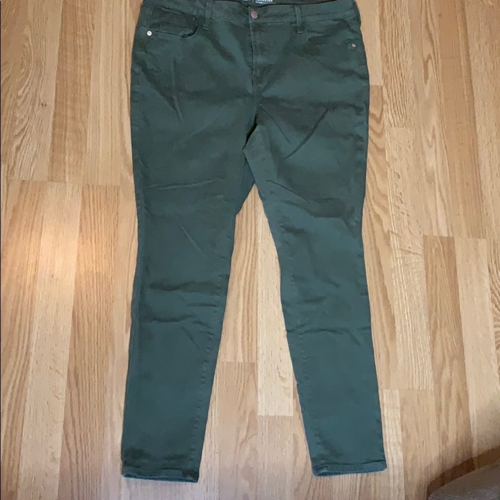 Old navy green jeans